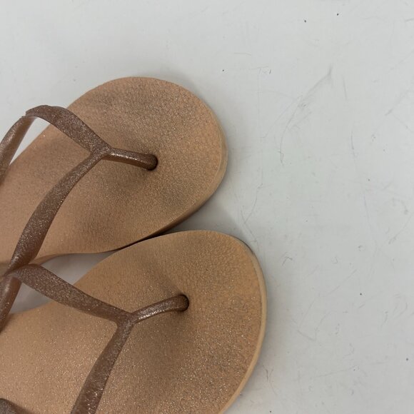 Havaianas Size 7-8 Flip Flops Peach - Picture 4 of 10